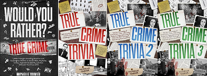 4 True Crime book covers by author Michelle Tooker