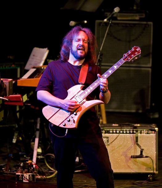 Musician Alan Benjamin performing
